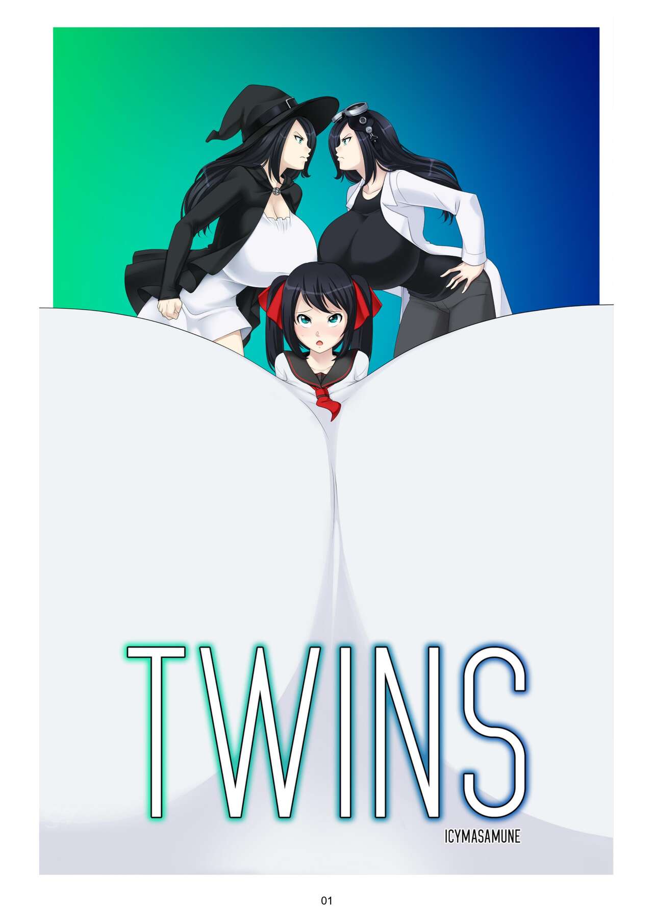 Twins Comic page 1 full