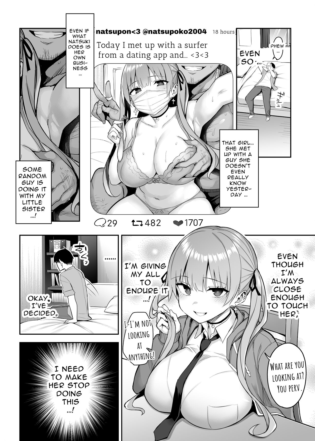 I Can't Handle My Former Bookworm Little Sister Now That She's a Slut! 2 page 10 full