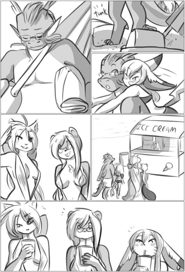 Goo Girls Beach Party page 1 full