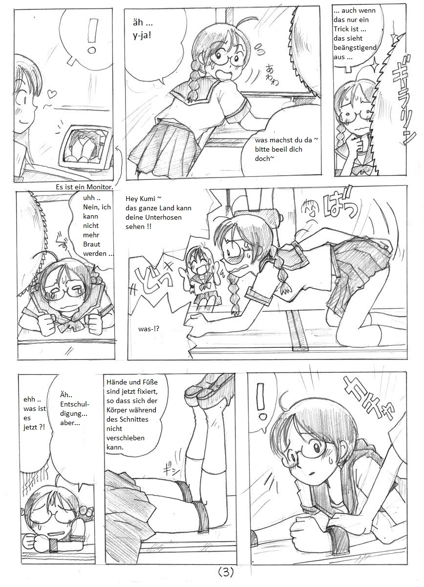 Zenjidou Ningen Setsudanki I Angstshow Schneiden des menschlichen Körpers page 3 full