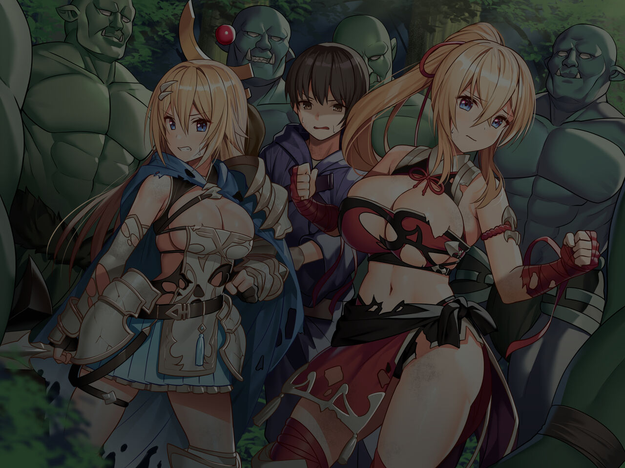 Toaru Boukensha  no Zenmetsu Report case. 1 Orc ni Koibito Shimai o Okasareta Mahou Tsukai page 8 full