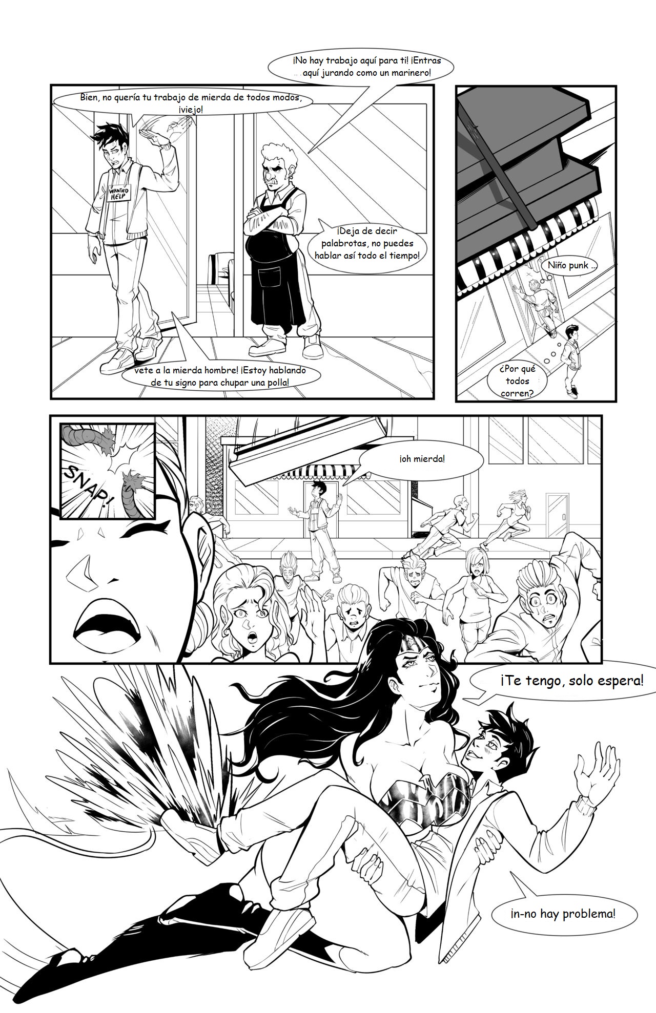 Wonder Woman FOSE page 1 full