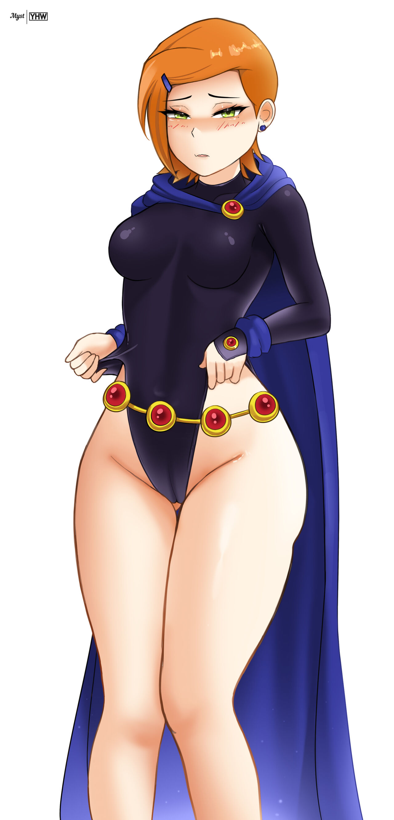 Gwen Tennyson Wearing Raven's Outfit page 10 full