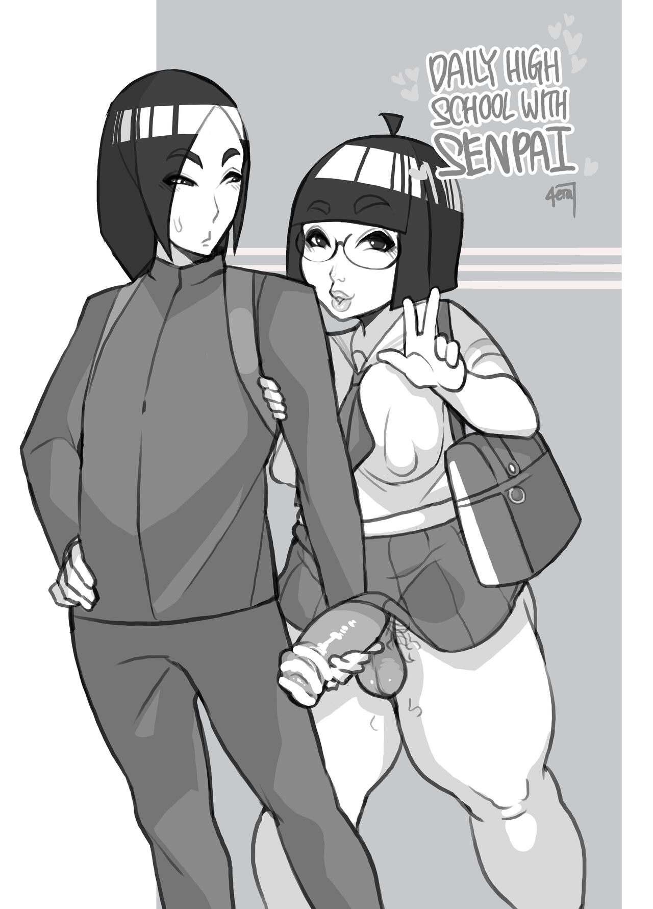 Daily High School With Senpai page 4 full
