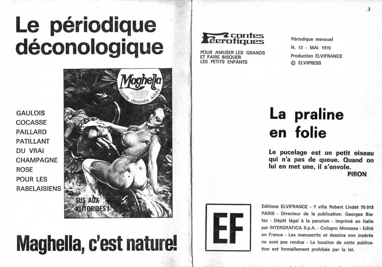 Elvifrance - Contes féérotiques 13 - La praline en folie page 2 full