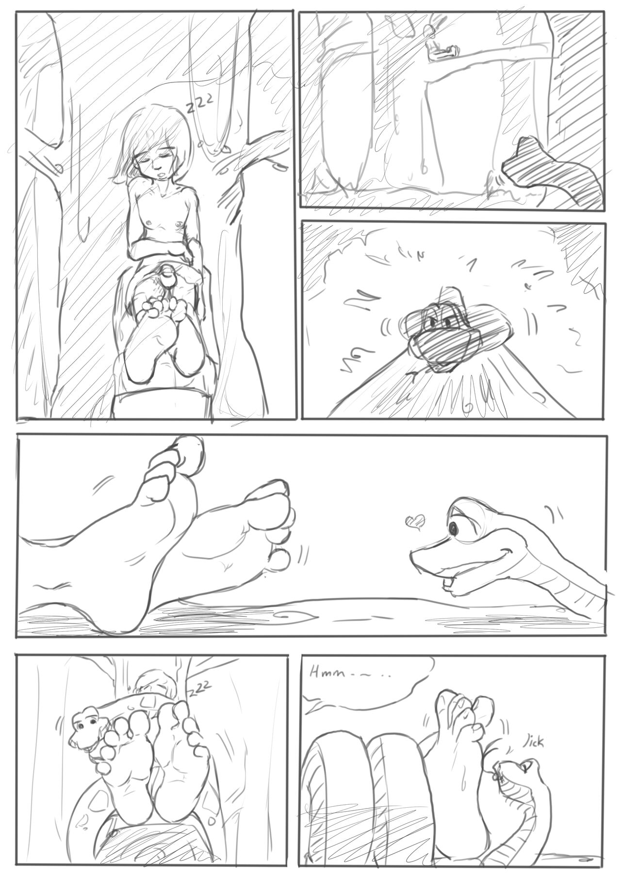 Mowgli vs Kaa by Twomario page 1 full