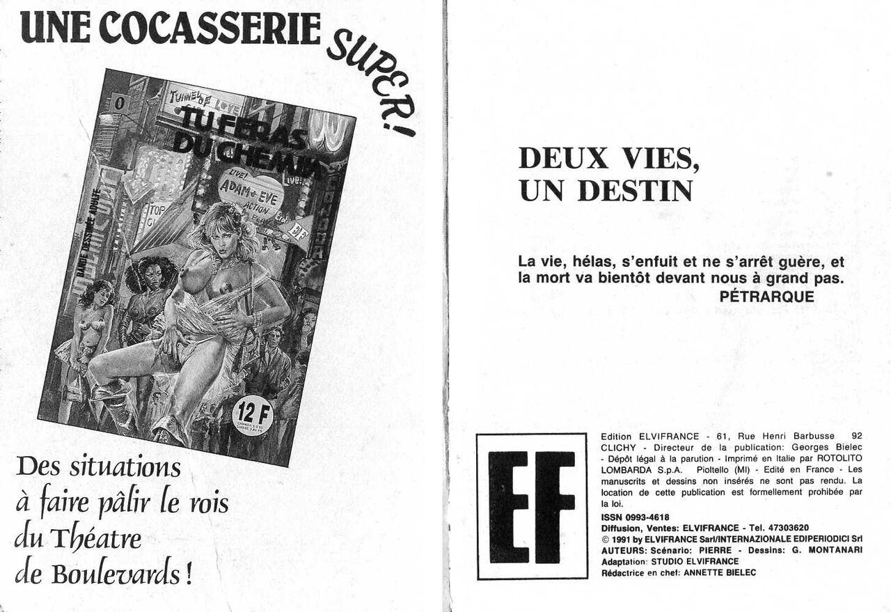 Elvifrance Série Grise 25 Deux vie, un destin - La peur au ventre page 2 full