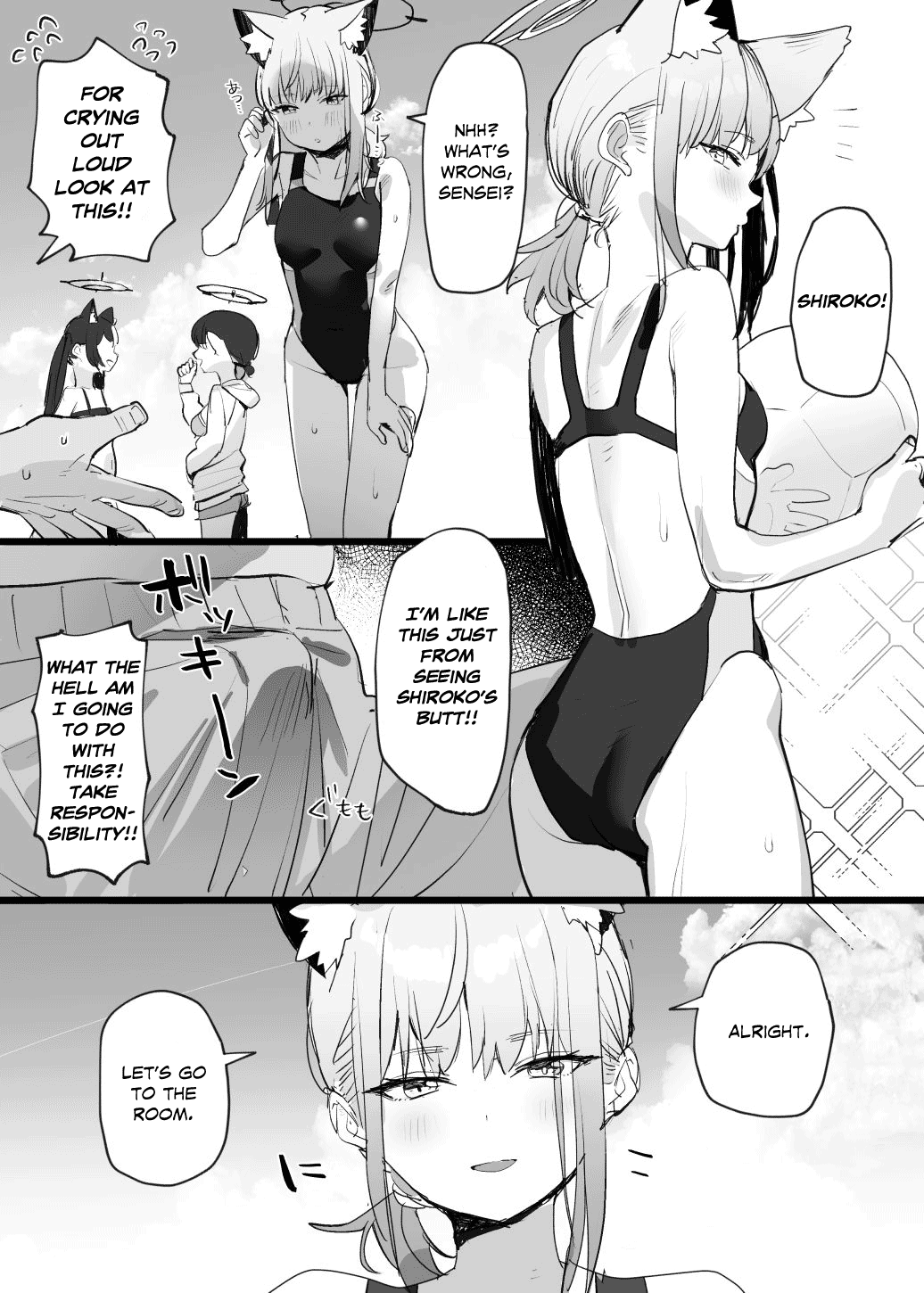 Mizugi Shiroko Ero Manga page 1 full