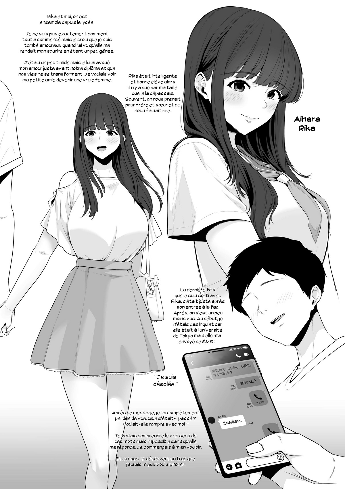 Mizushirazu no Kokujin ni Sukkari Kaerarete Shimatta Boku no Kanojo page 2 full