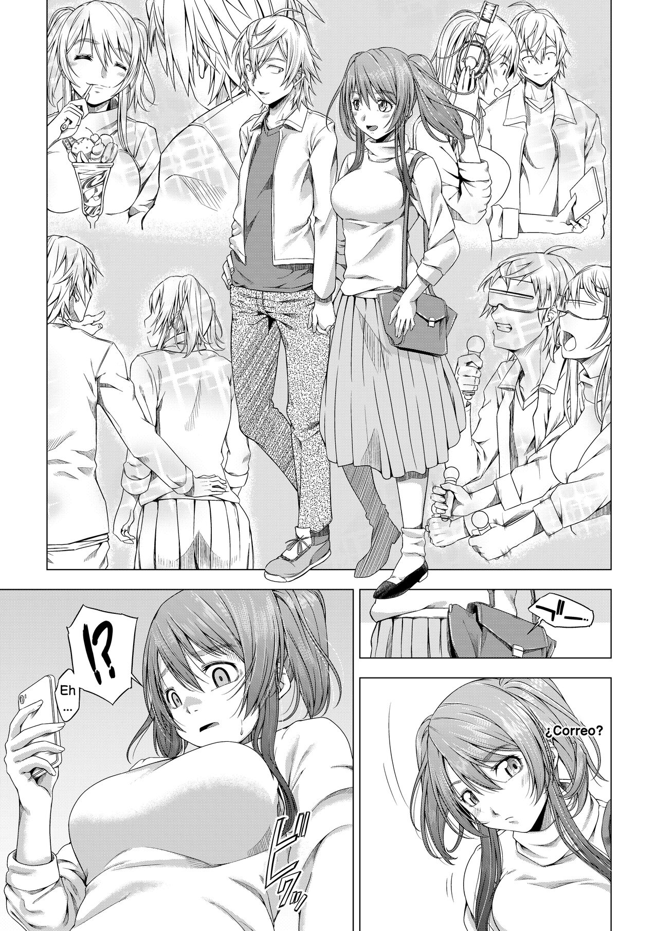 Daigaku Shingaku de Issho ni Joukyou shita Kanojo ga Circle no Senpai ni Netorare Ochiru made -Kobamenai Kairaku Hen- | Sometida y humillada por un alto miembro de su círculo -un placer que no puede rechazar- page 4 full