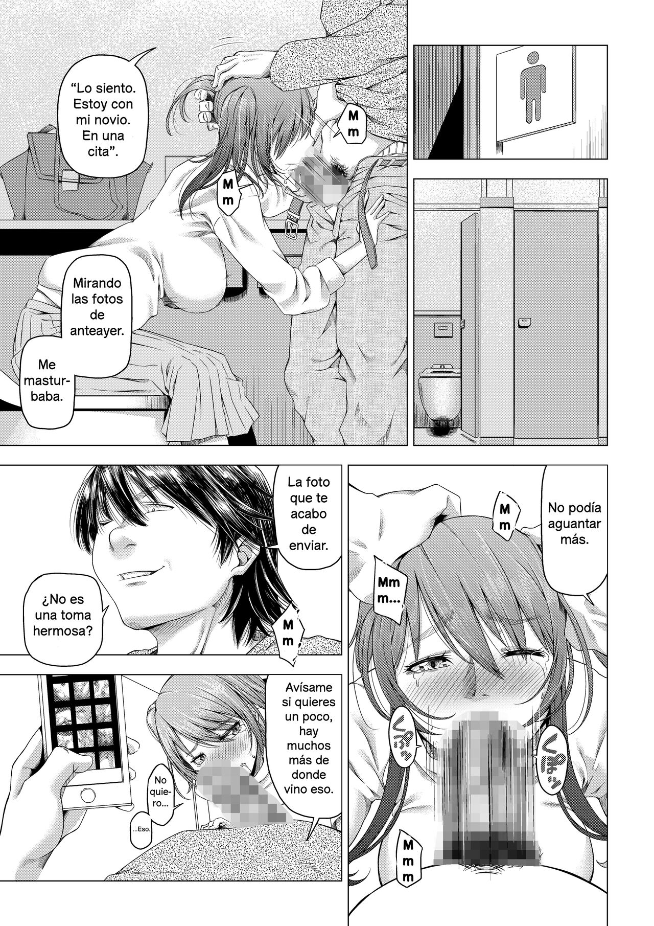 Daigaku Shingaku de Issho ni Joukyou shita Kanojo ga Circle no Senpai ni Netorare Ochiru made -Kobamenai Kairaku Hen- | Sometida y humillada por un alto miembro de su círculo -un placer que no puede rechazar- page 6 full