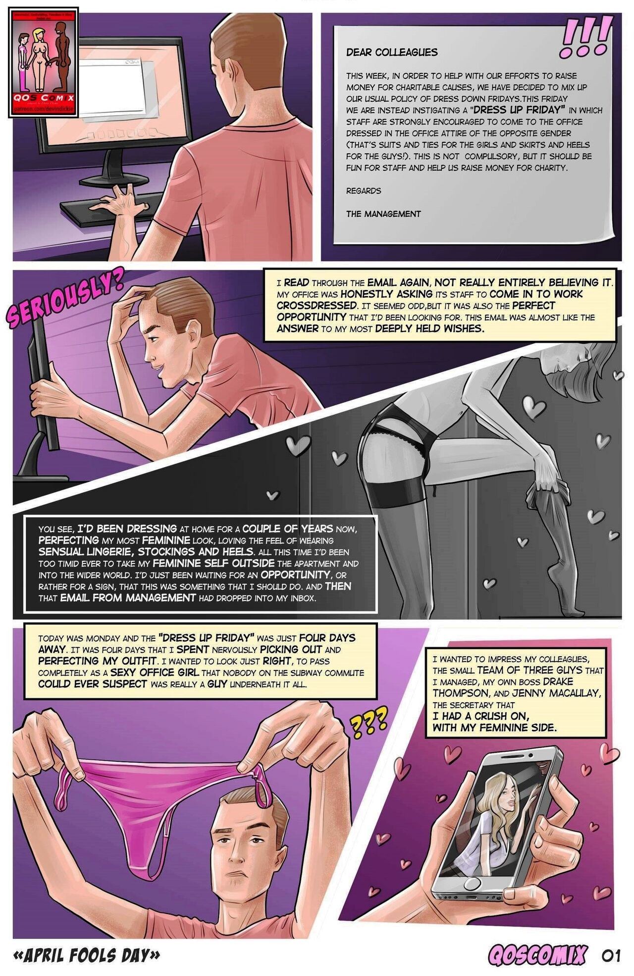 Devin Dickie - April's Fool Day page 1 full