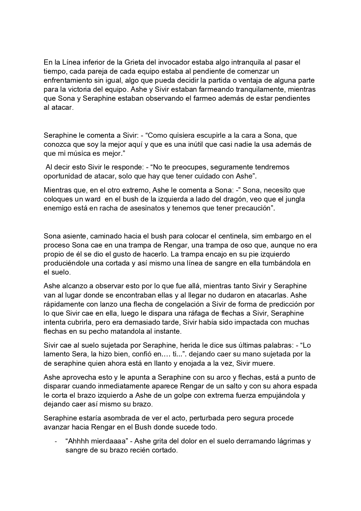 the search for the desired trophy/La búsqueda del trofeo deseado. page 8 full