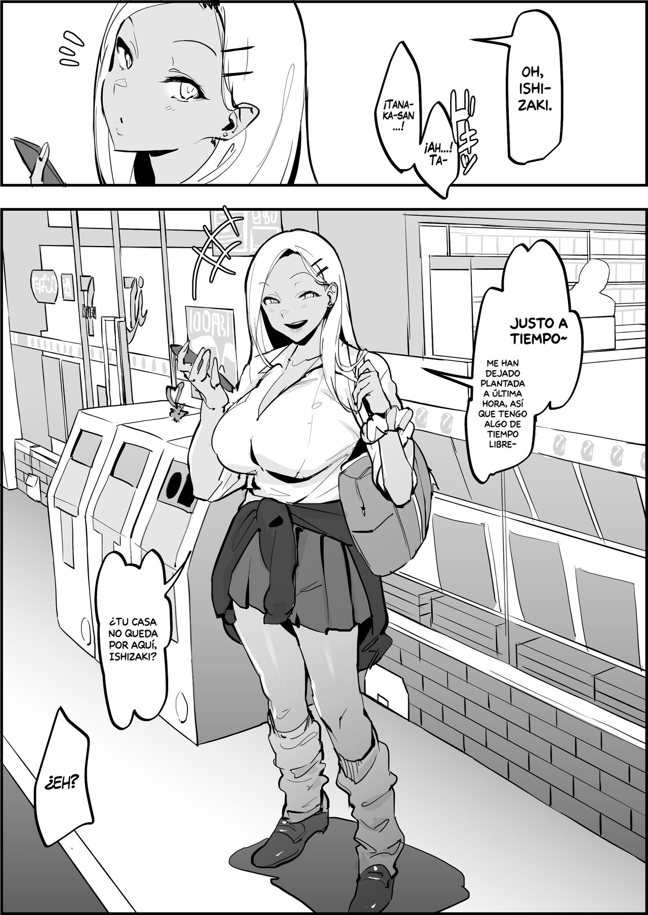 Oshikake Gyaru A | Gyaru A Plantada page 1 full