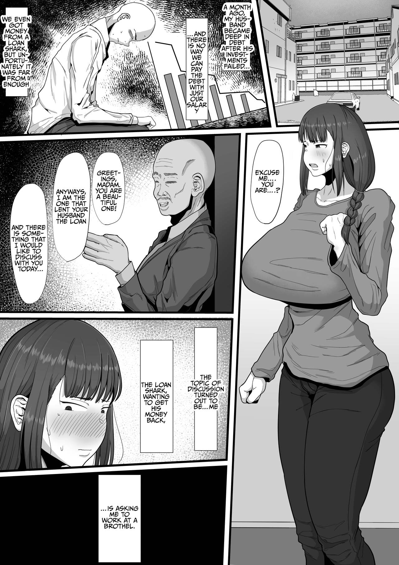 Futanari Hitodzuma nā Ashita Kara Fūzoku de Hataraite Kurenai ka Fūzoku Ochi | The corruption of a futanari wife at the brothel page 4 full