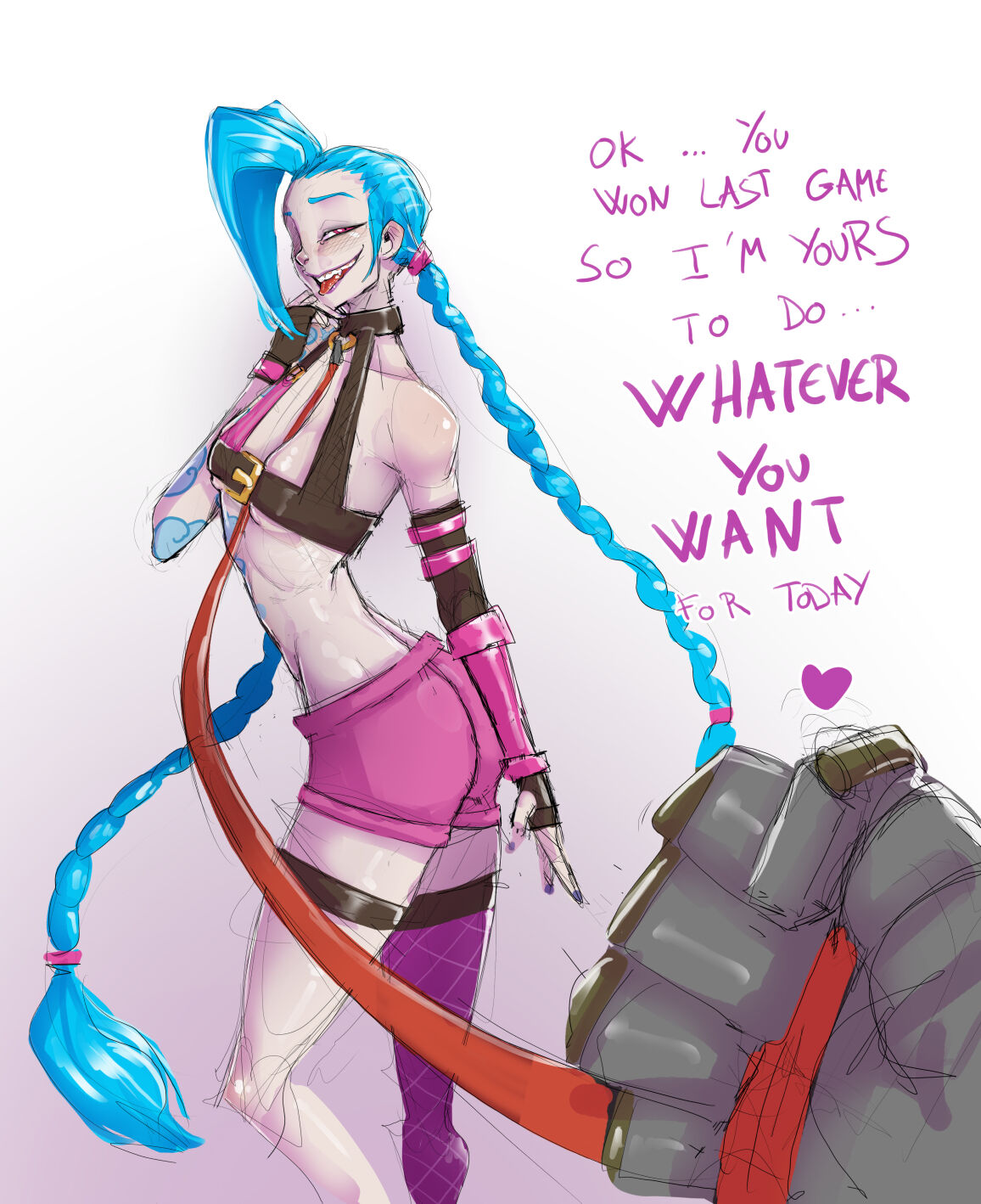 Jinx mega booba skin page 1 full