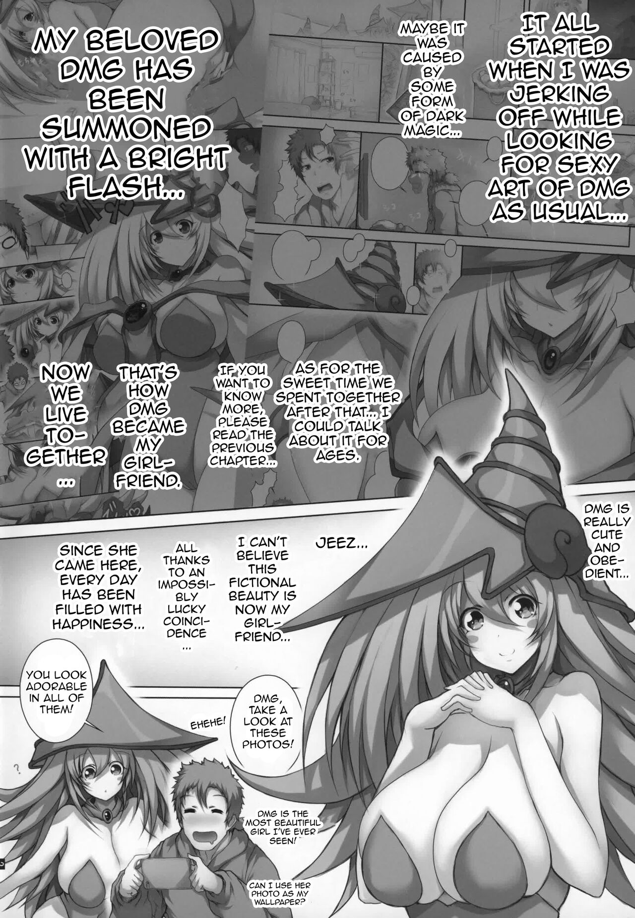 Girl to Issho 2 | Together With Dark Magician Girl 2 page 3 full