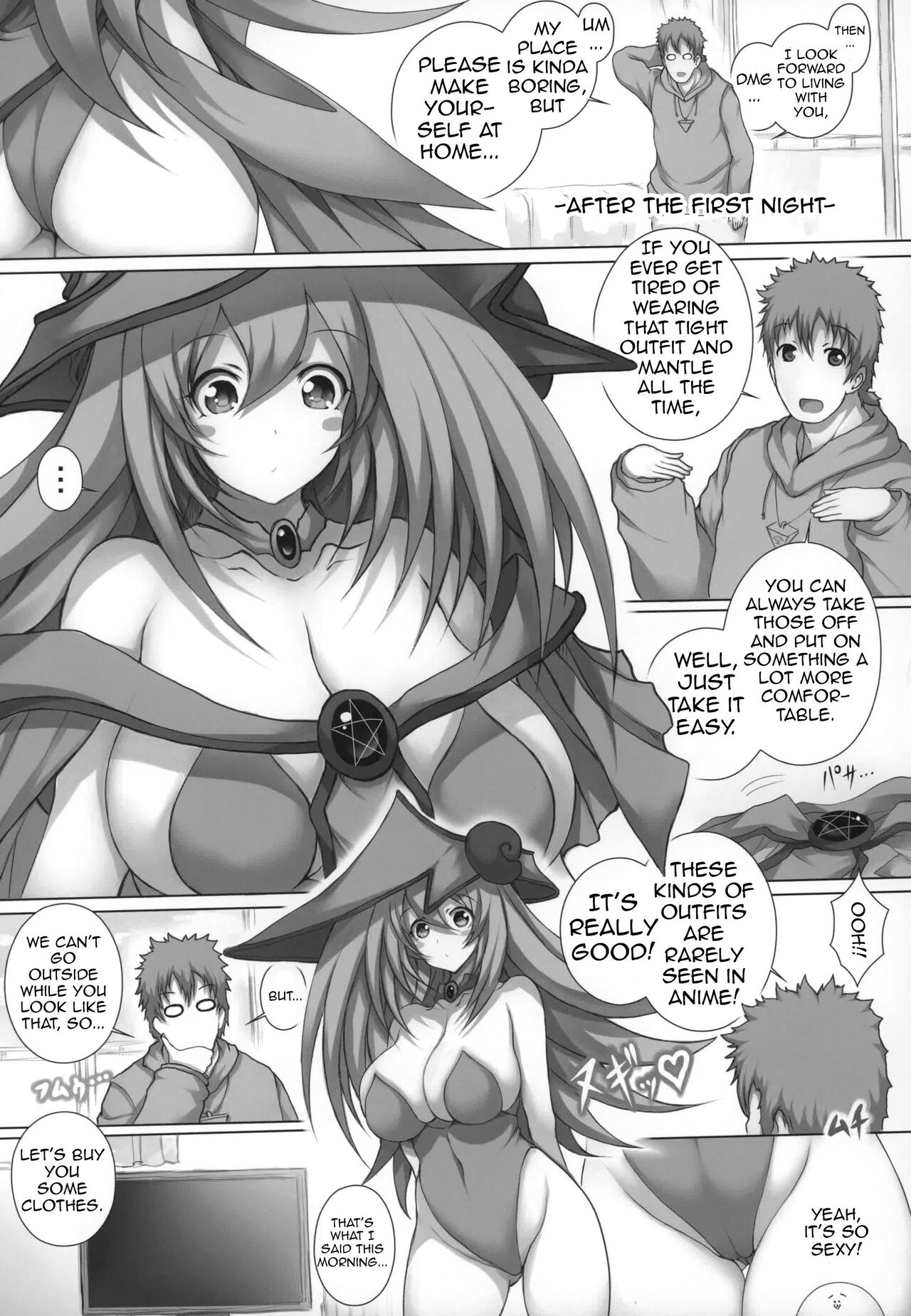 Girl to Issho 2 | Together With Dark Magician Girl 2 page 8 full