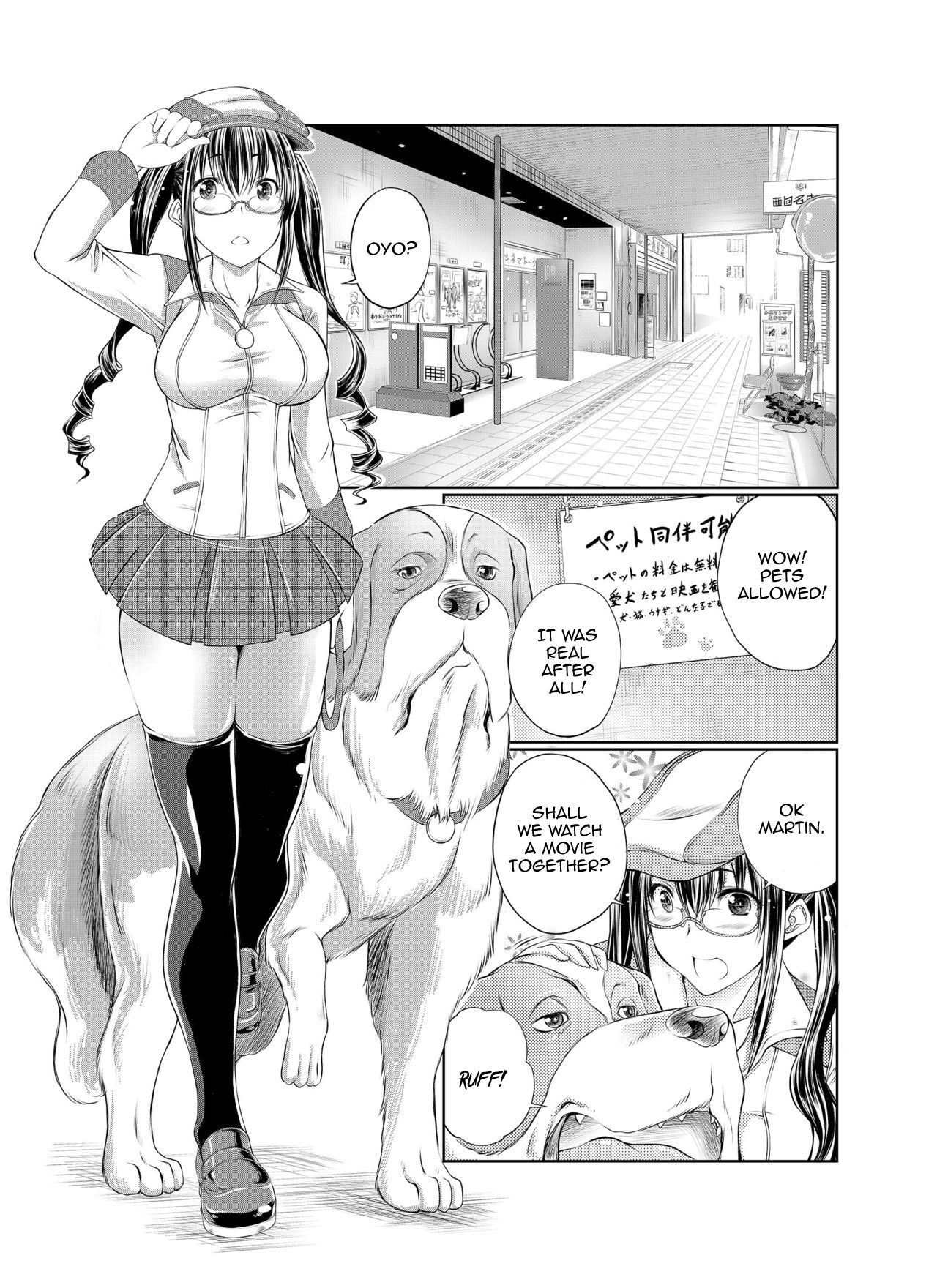 Happy Endo Aiken to Mita Sutekina Eiga | Happy End. A Wonderful Movie with You, My Sweet Dog page 1 full