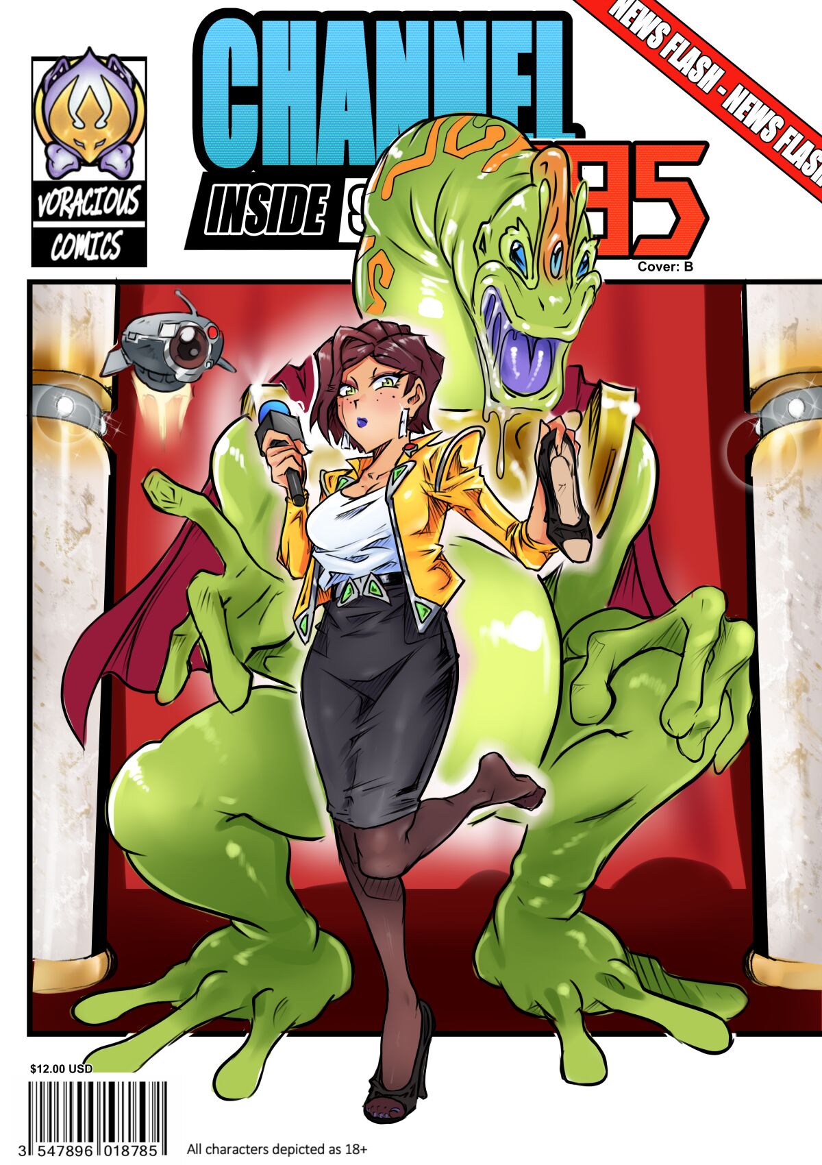 Voracious Comic's Channel 495: Inside Scoop page 1 full