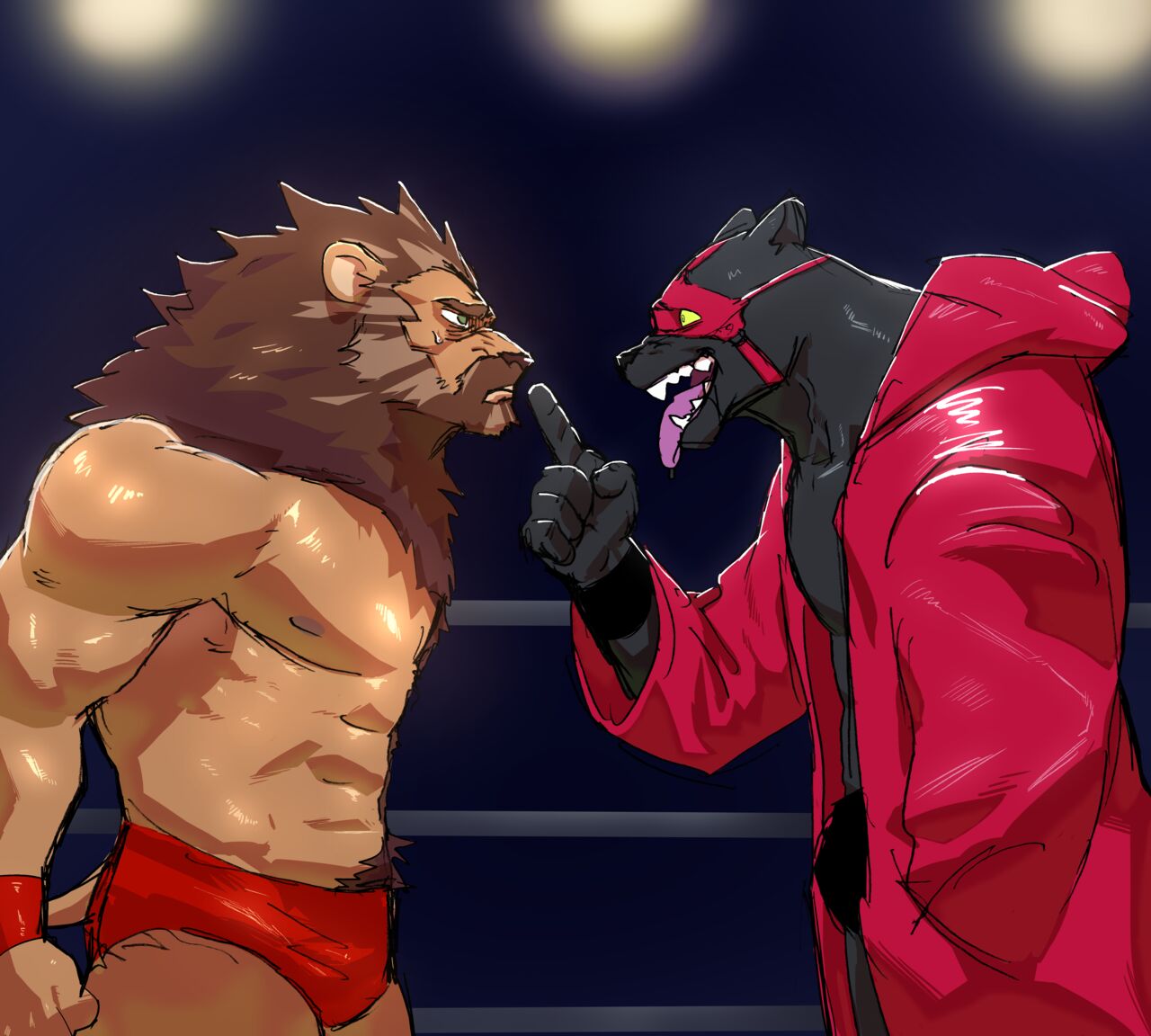Bear Hug Battle  - BlackSun's Story page 6 full