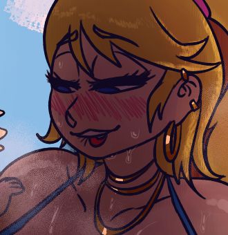 Samus at the Beach page 1 full