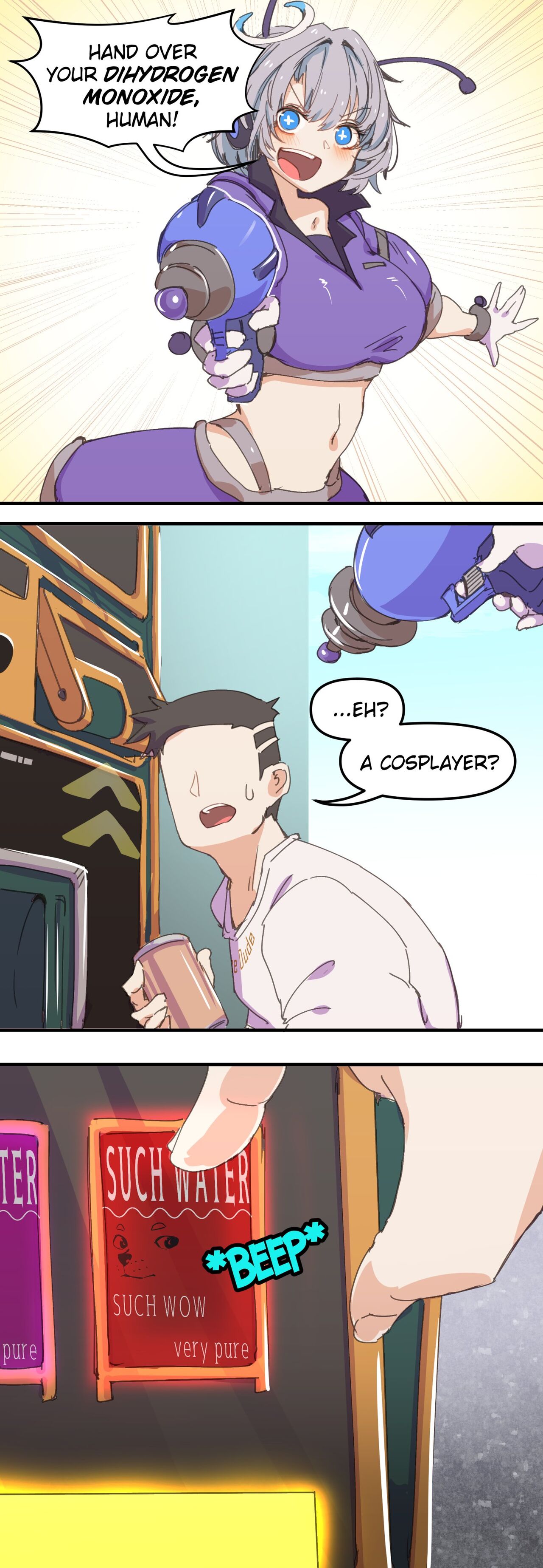 Alien Girl Visits Earth page 1 full
