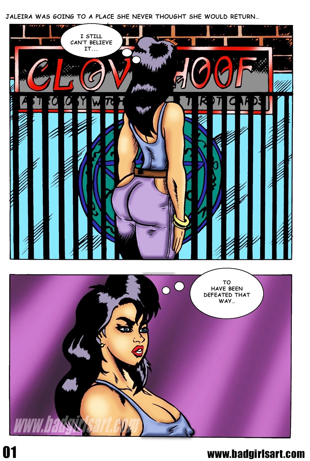 BadGirlsArt -The Girl – Power Up 1 page 2 full