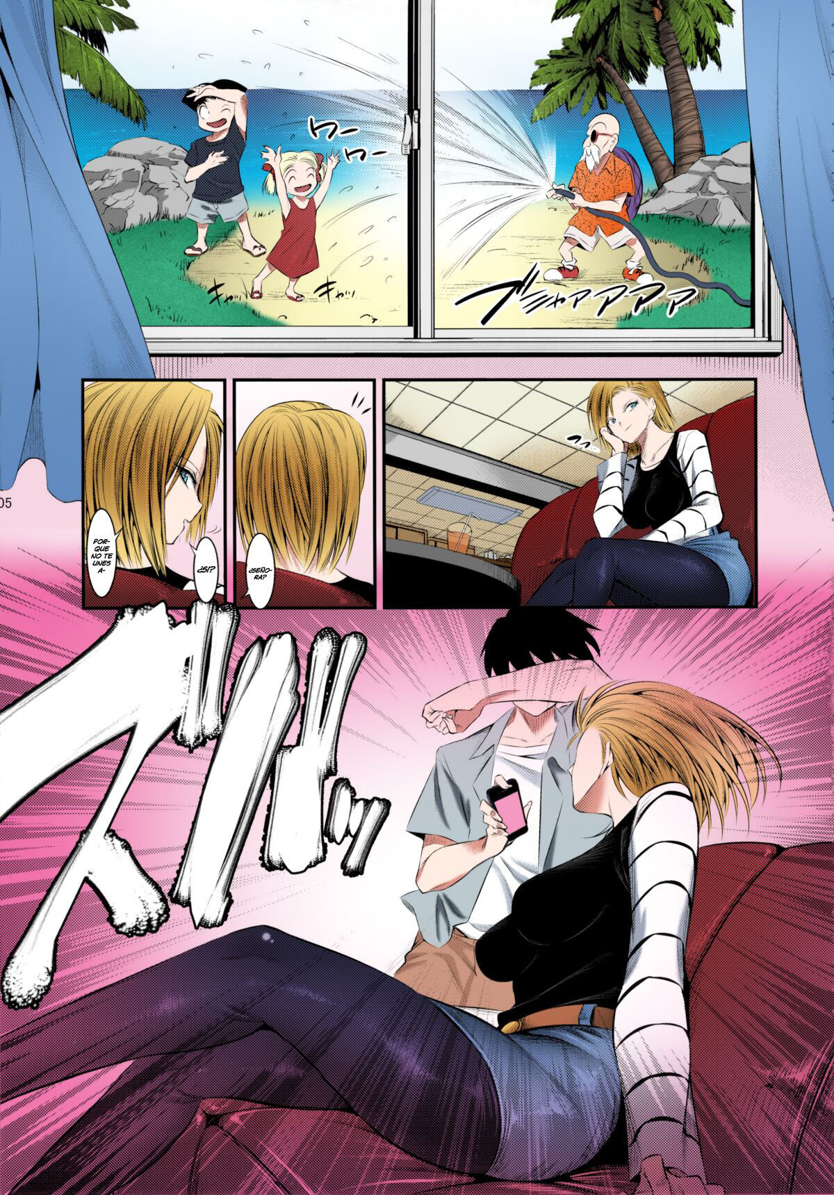 18-gou ga Saimin de NTR-reru Hon  Android 18's Hypnosis NTR page 4 full