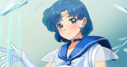 -Tenchi Girl Warrior Sailor Moon --Sailor Mercury  Snow Correction Ver.