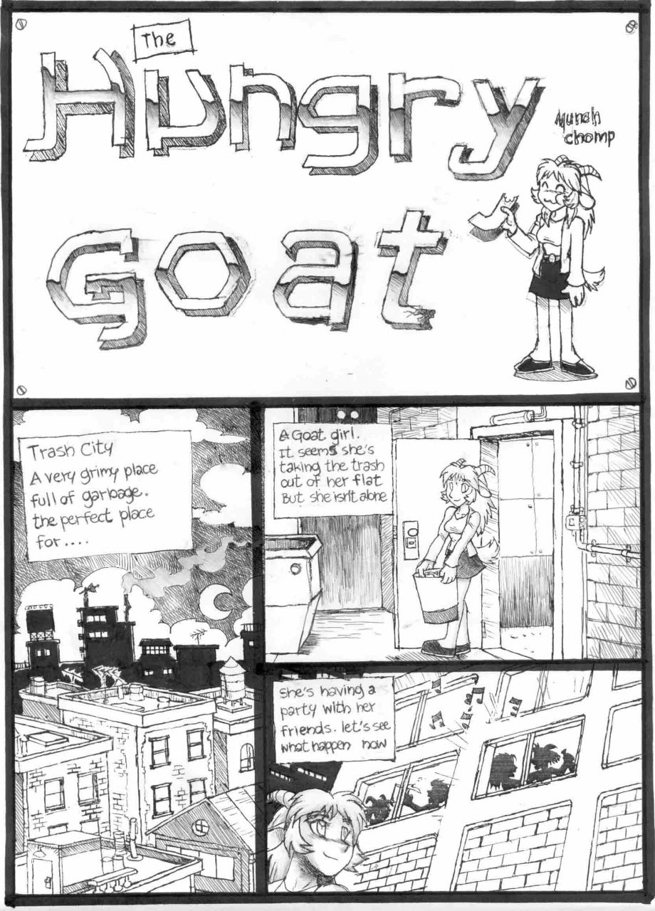 The Hungry Goat Girl page 1 full