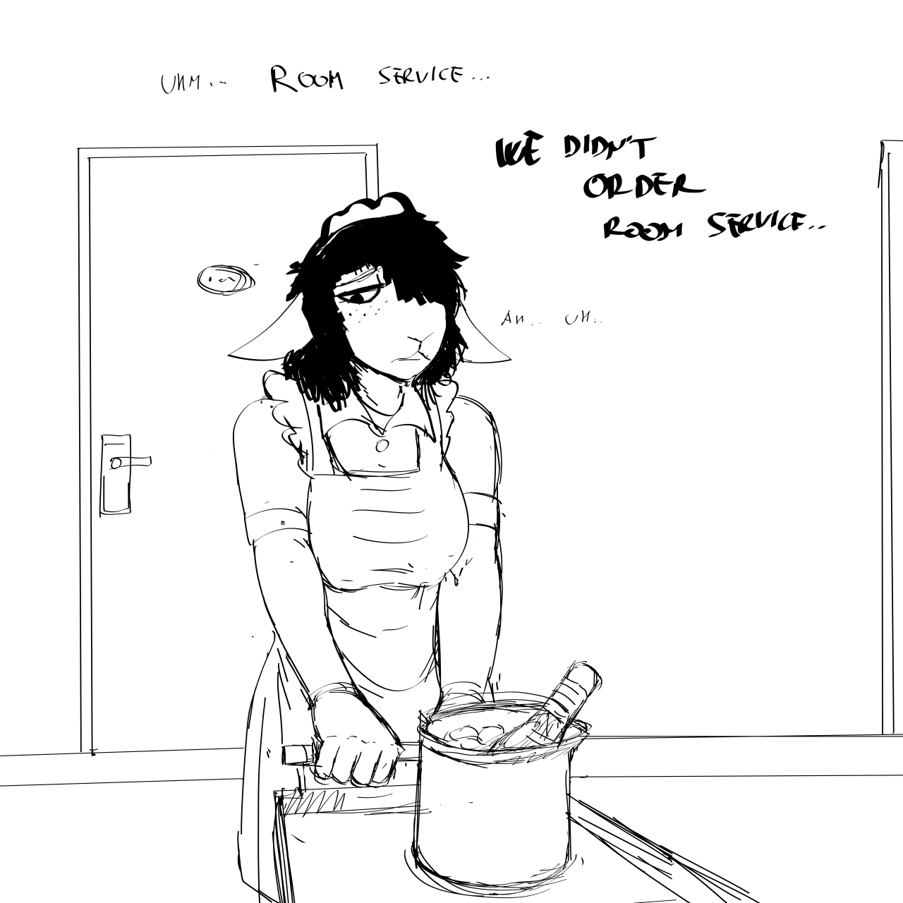 Boss Lamb - A clumsy maid page 6 full