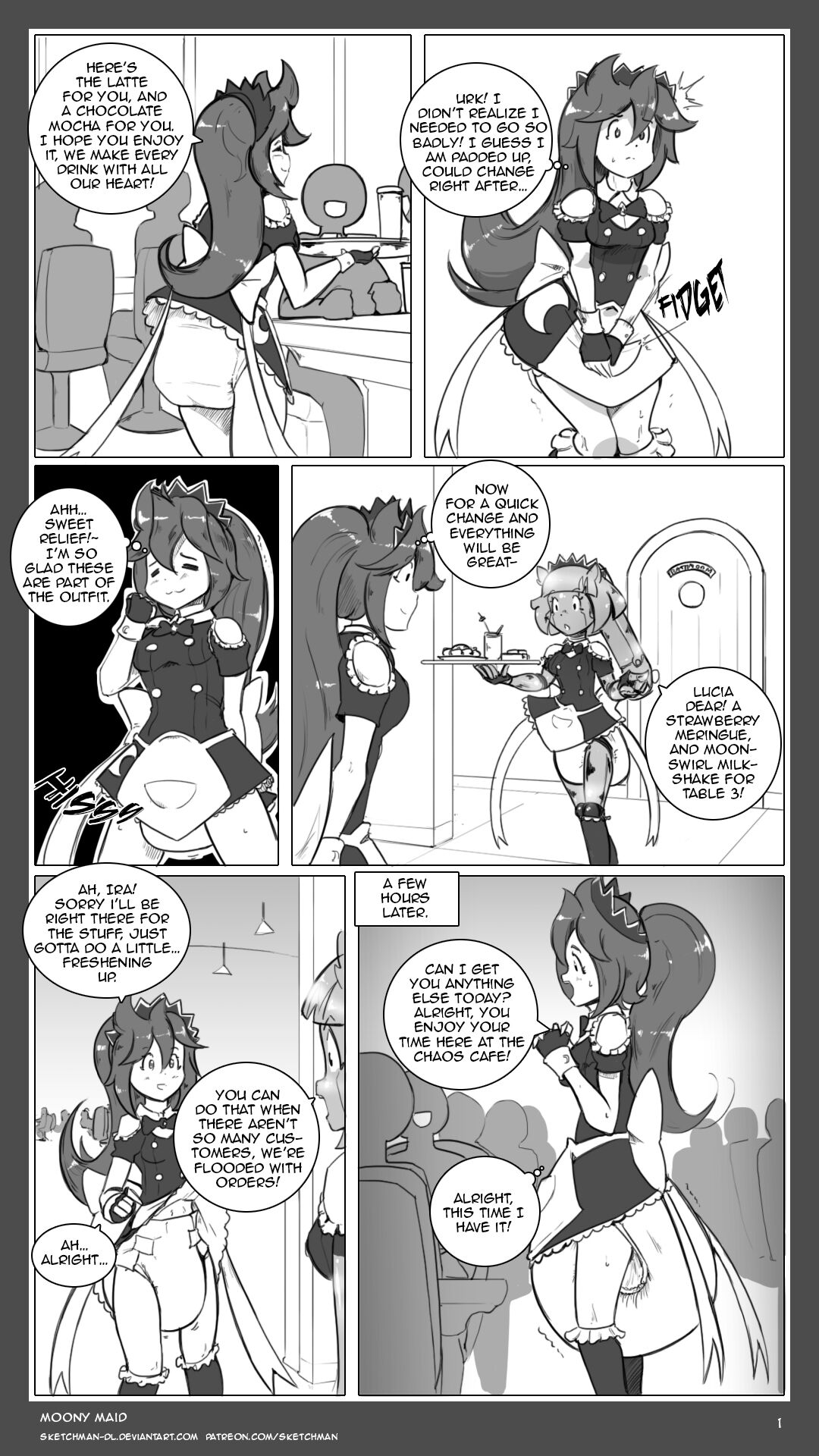 Commission: Moony maid page 3 full