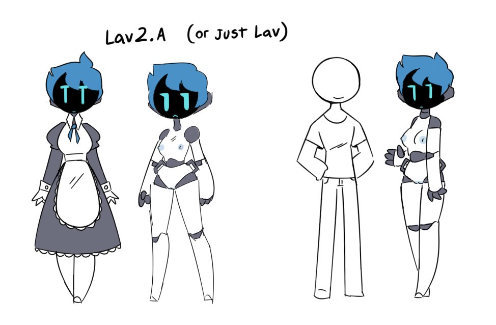Lav - The Customizable Android Maid page 1 full