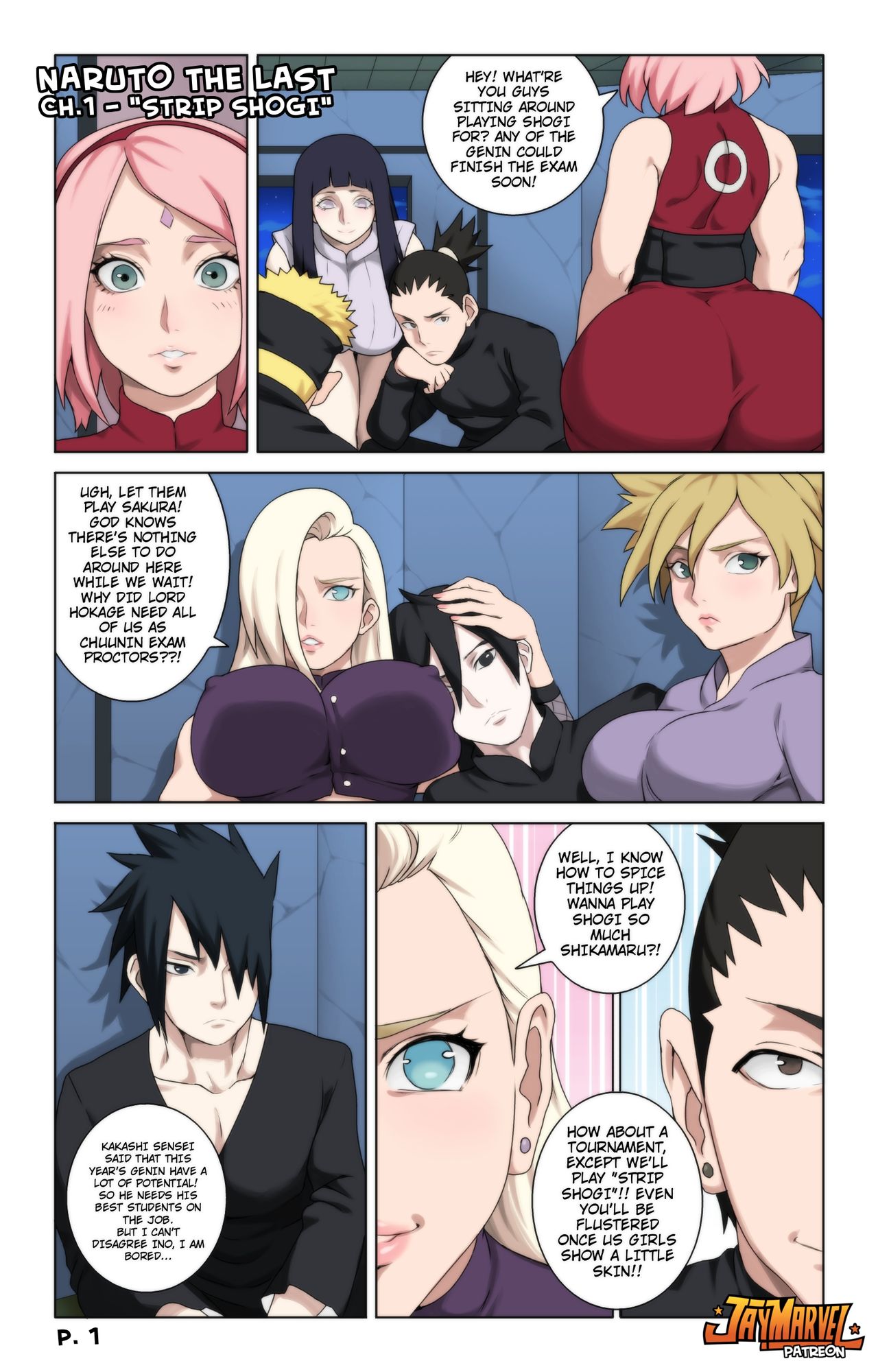 Jay Marvel Naruto page 1 full
