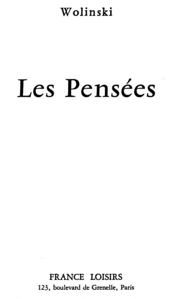 Les Pensées page 5 full