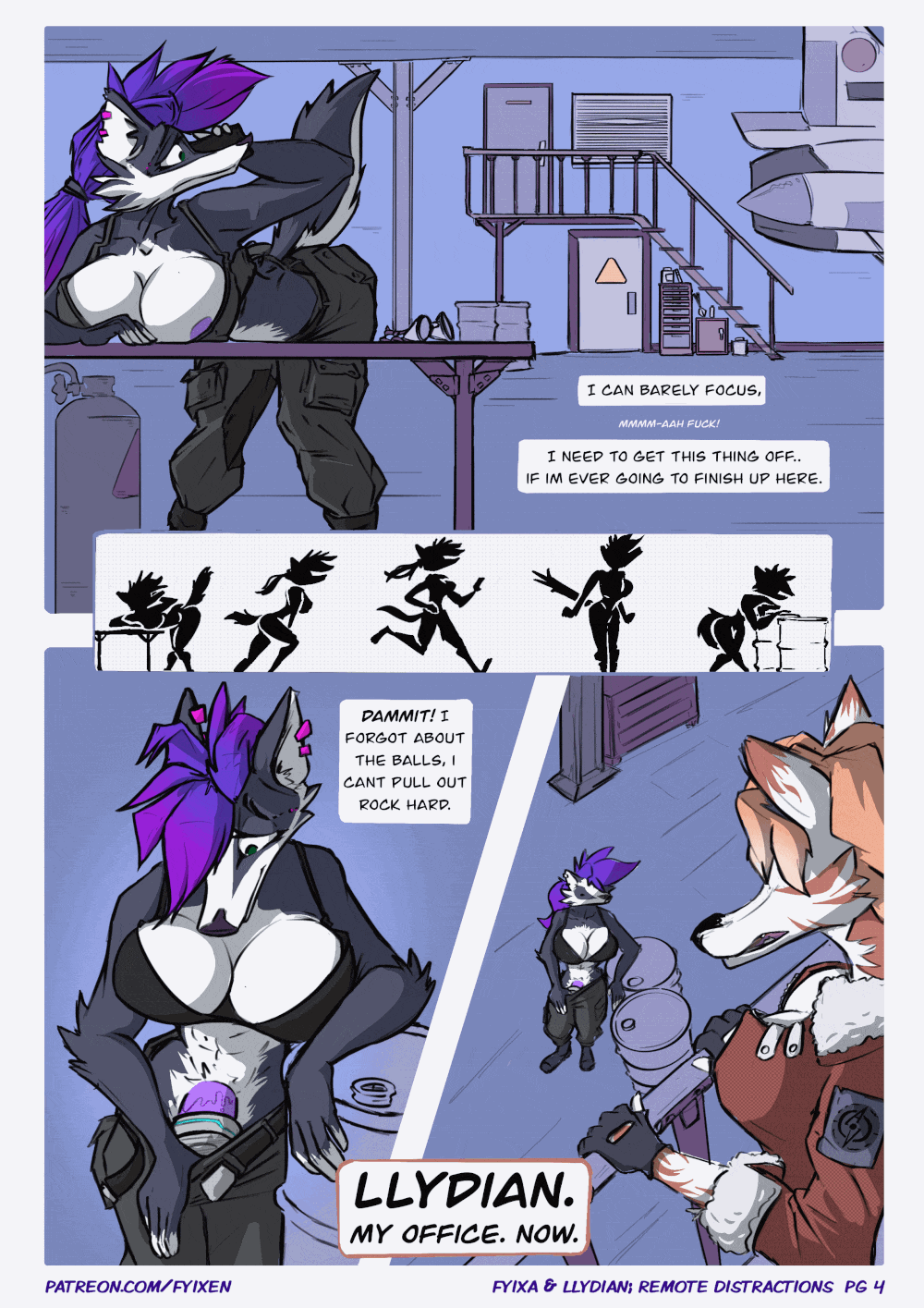 Fyixa and Llydian; Workplace Distractions page 5 full