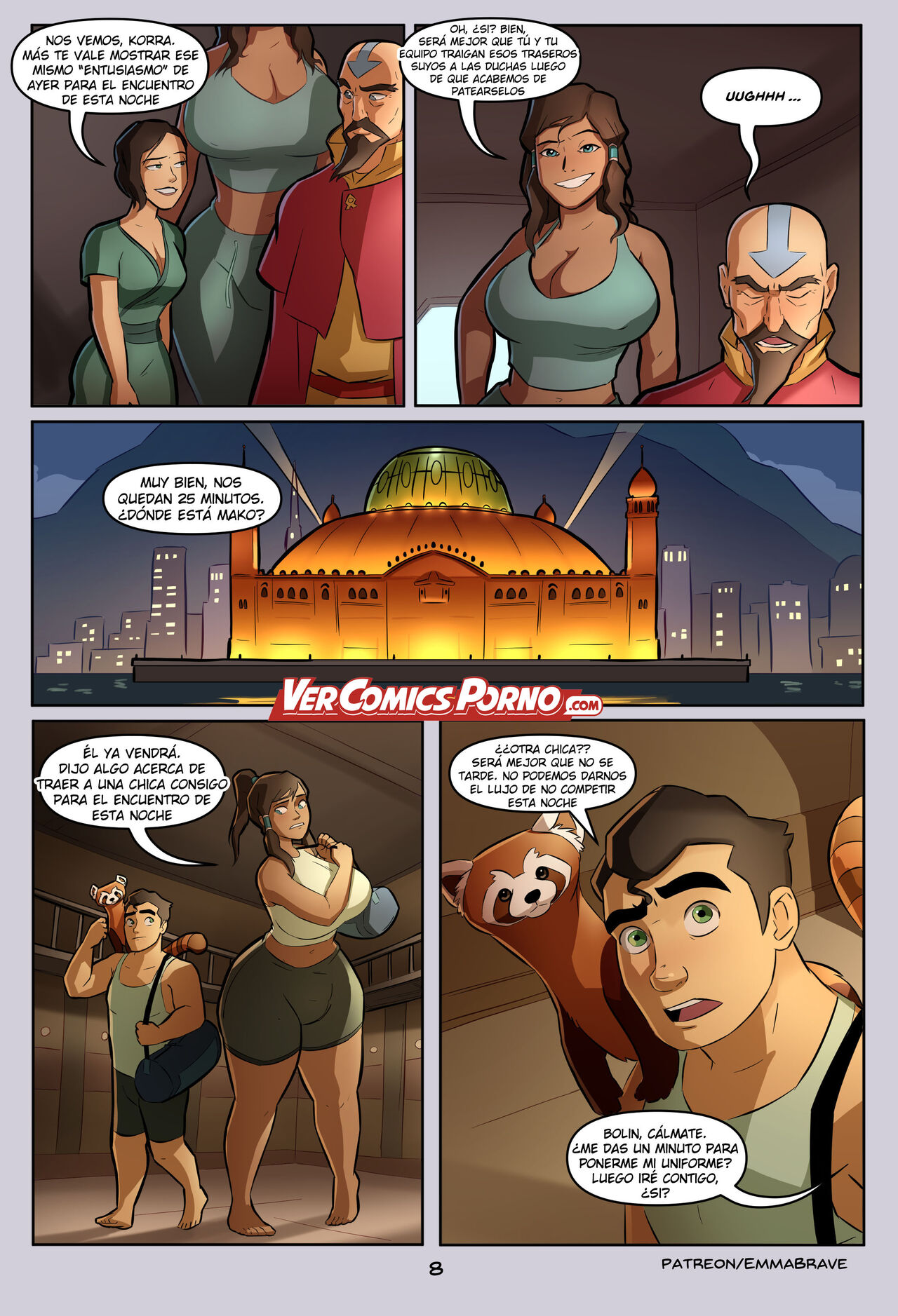 Korra: Book One page 8 full