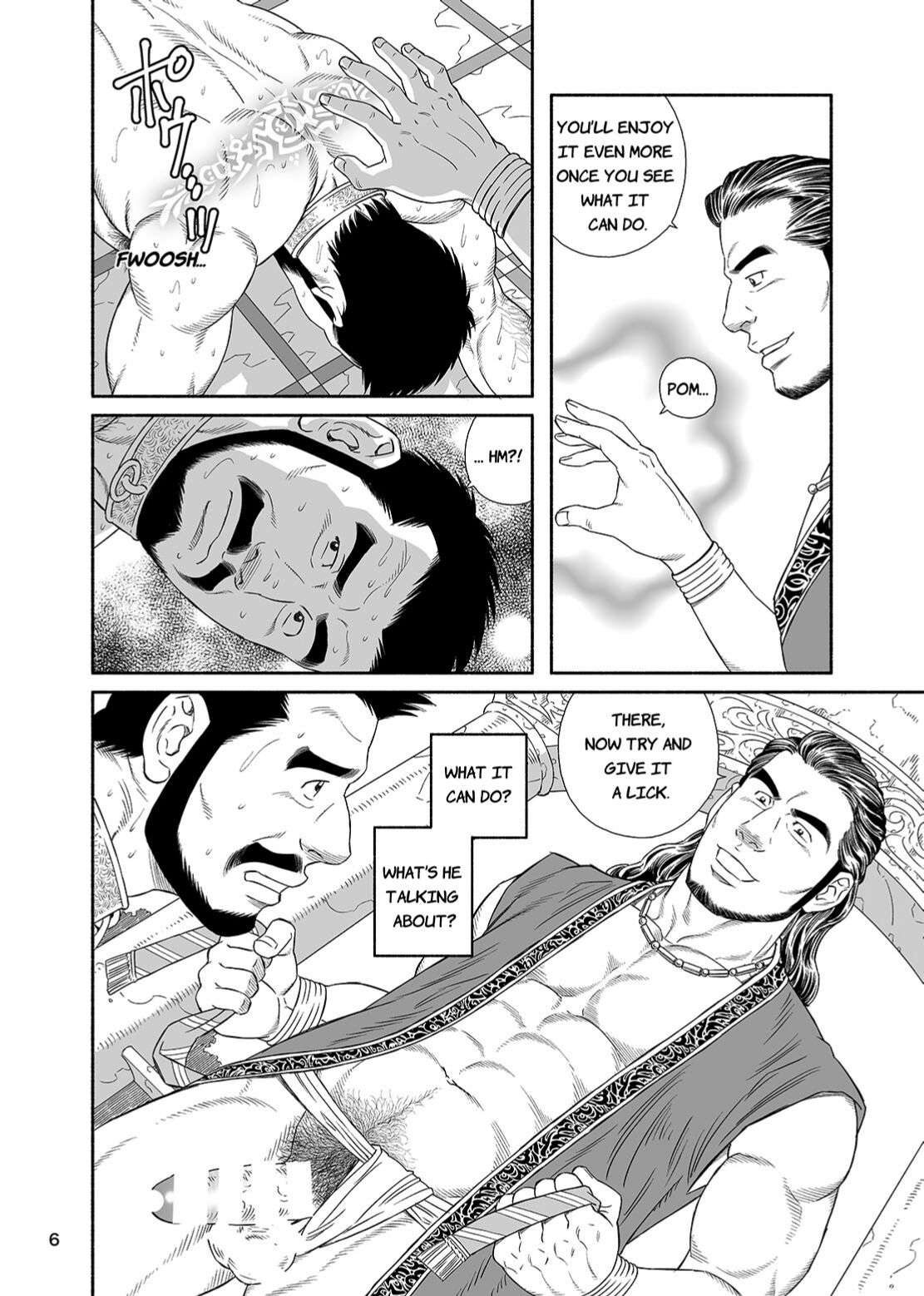 Jubaku no Seiyatsu Noroiteki Kuchi Kou Choukyou Roku - Khoz, The Spellbound Slave Magical Oral and Anal Training page 6 full