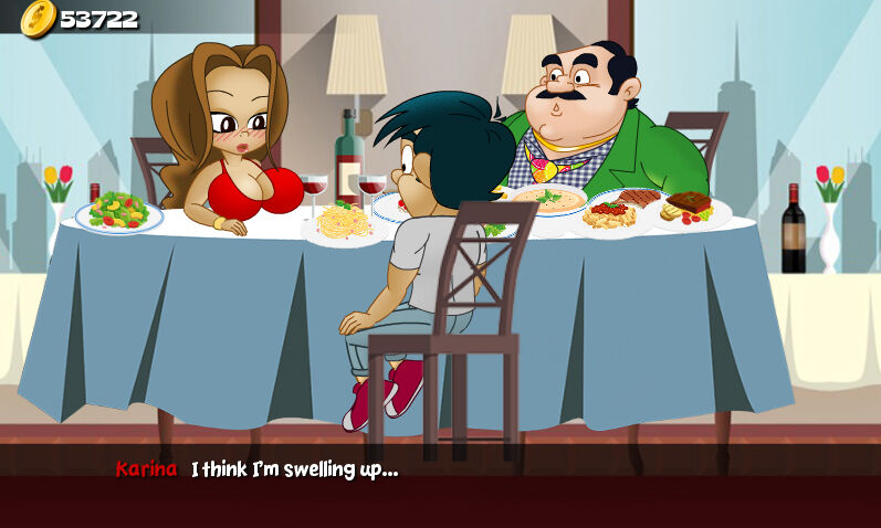 Hungry Girls Game: Karina's Knockout Knockers #1 page 1 full