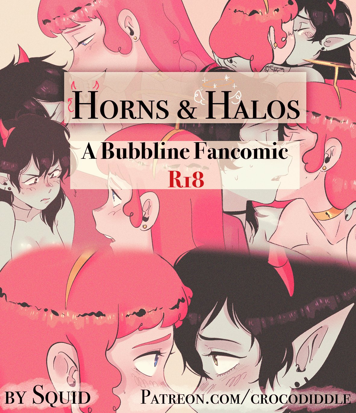 Horns & Halos - A Bubbline Fancomic page 1 full