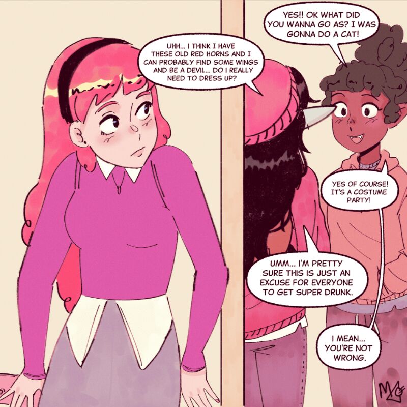 Horns & Halos - A Bubbline Fancomic page 4 full