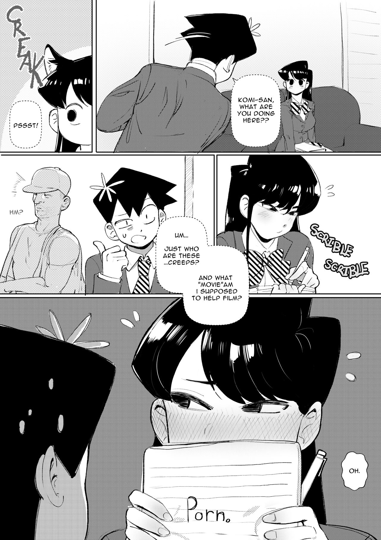 Komi-san makes a porno - Page 1 - IMHentai