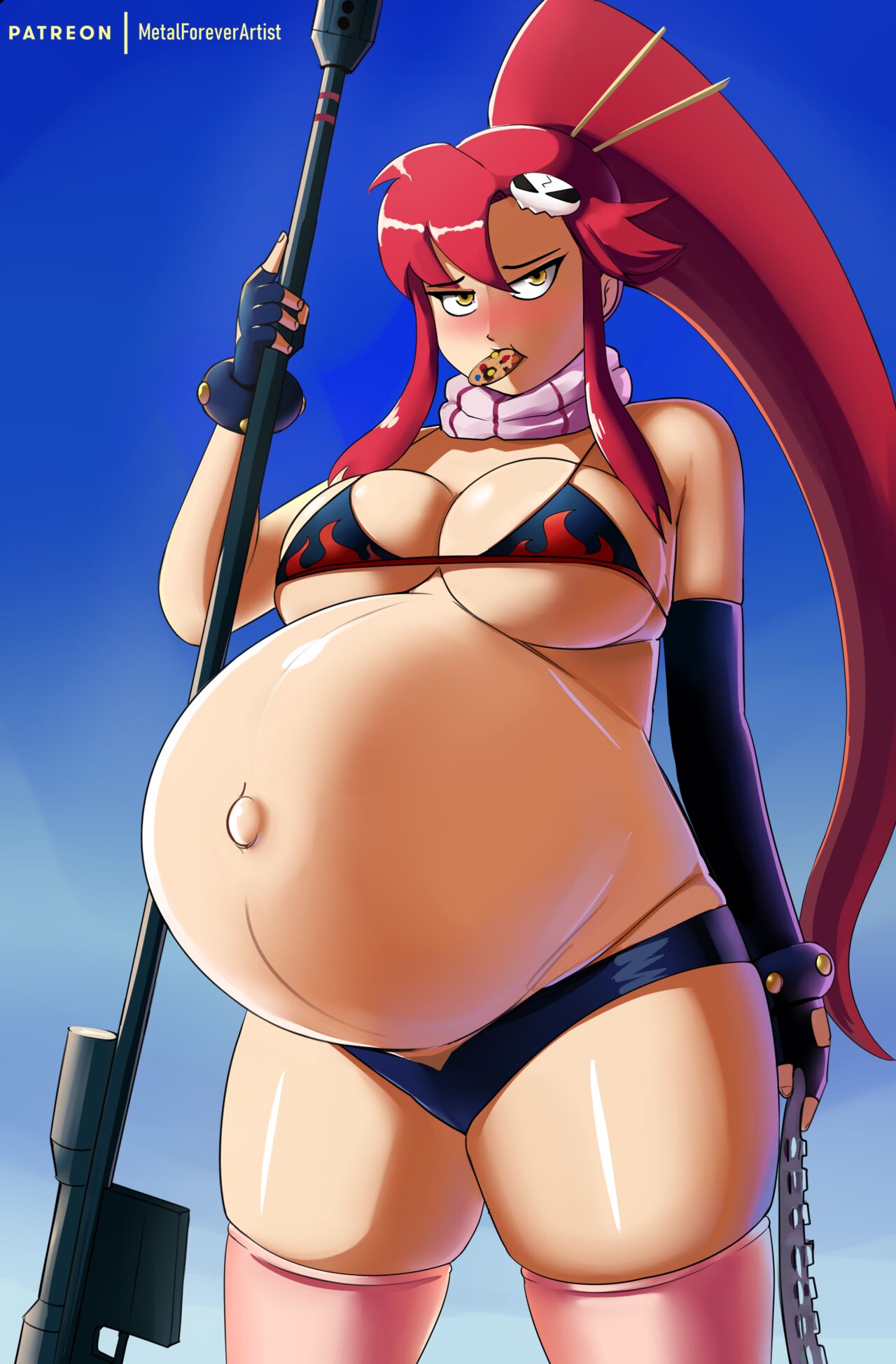 Plump Yoko + Fatter, Preg, Stuffed & Sweaty Alts page 4 full
