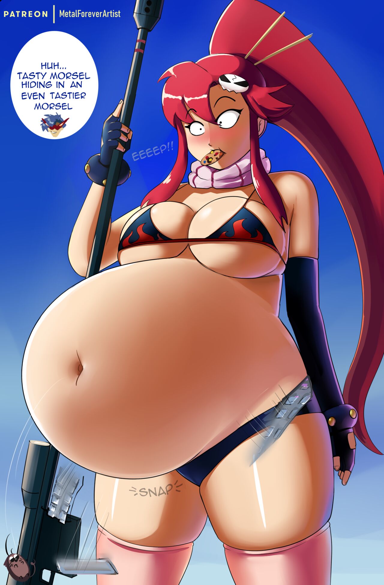 Plump Yoko + Fatter, Preg, Stuffed & Sweaty Alts page 5 full