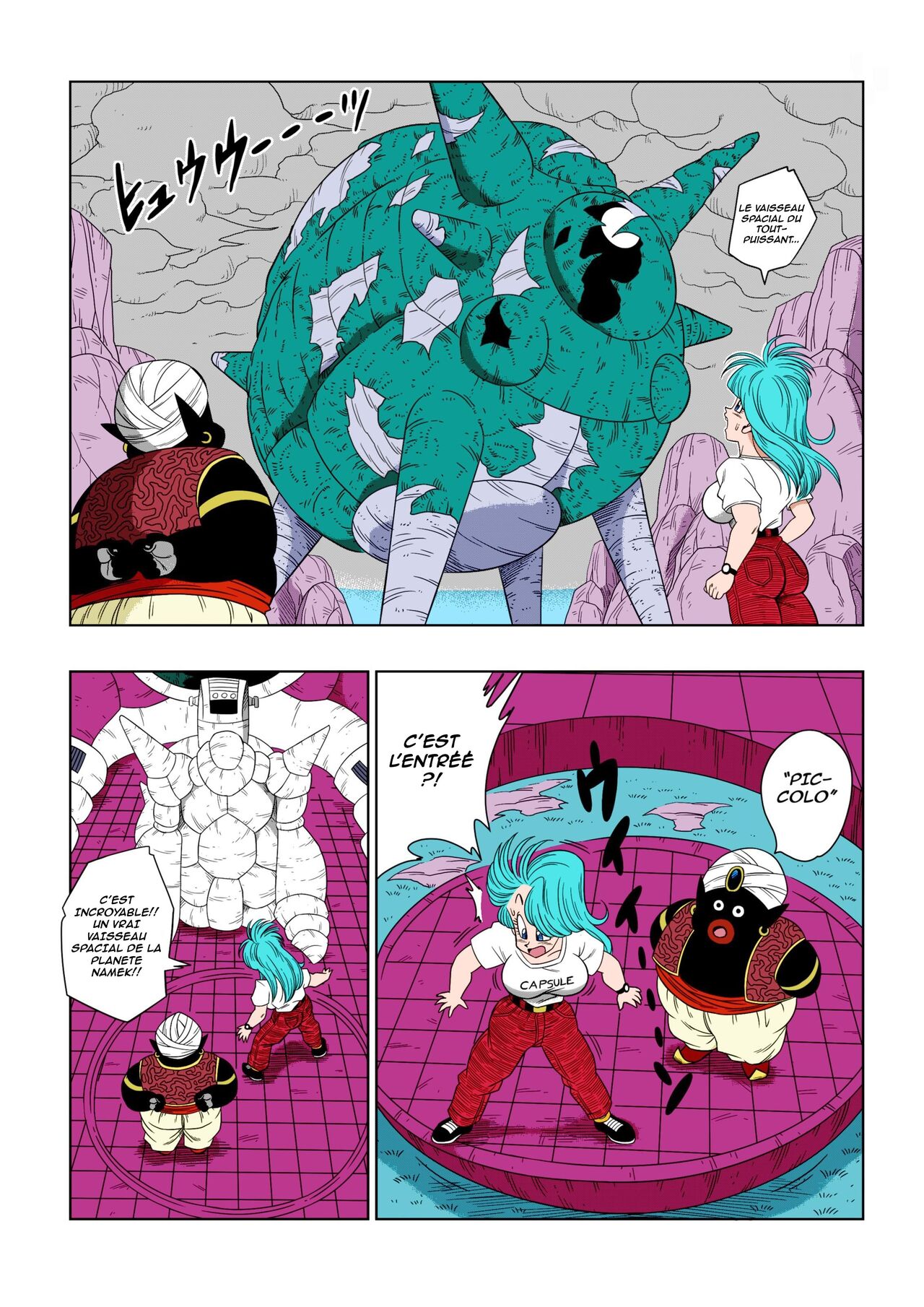 Bulma Meets Mr.Popo - Sex inside the Mysterious Spaceship! page 4 full