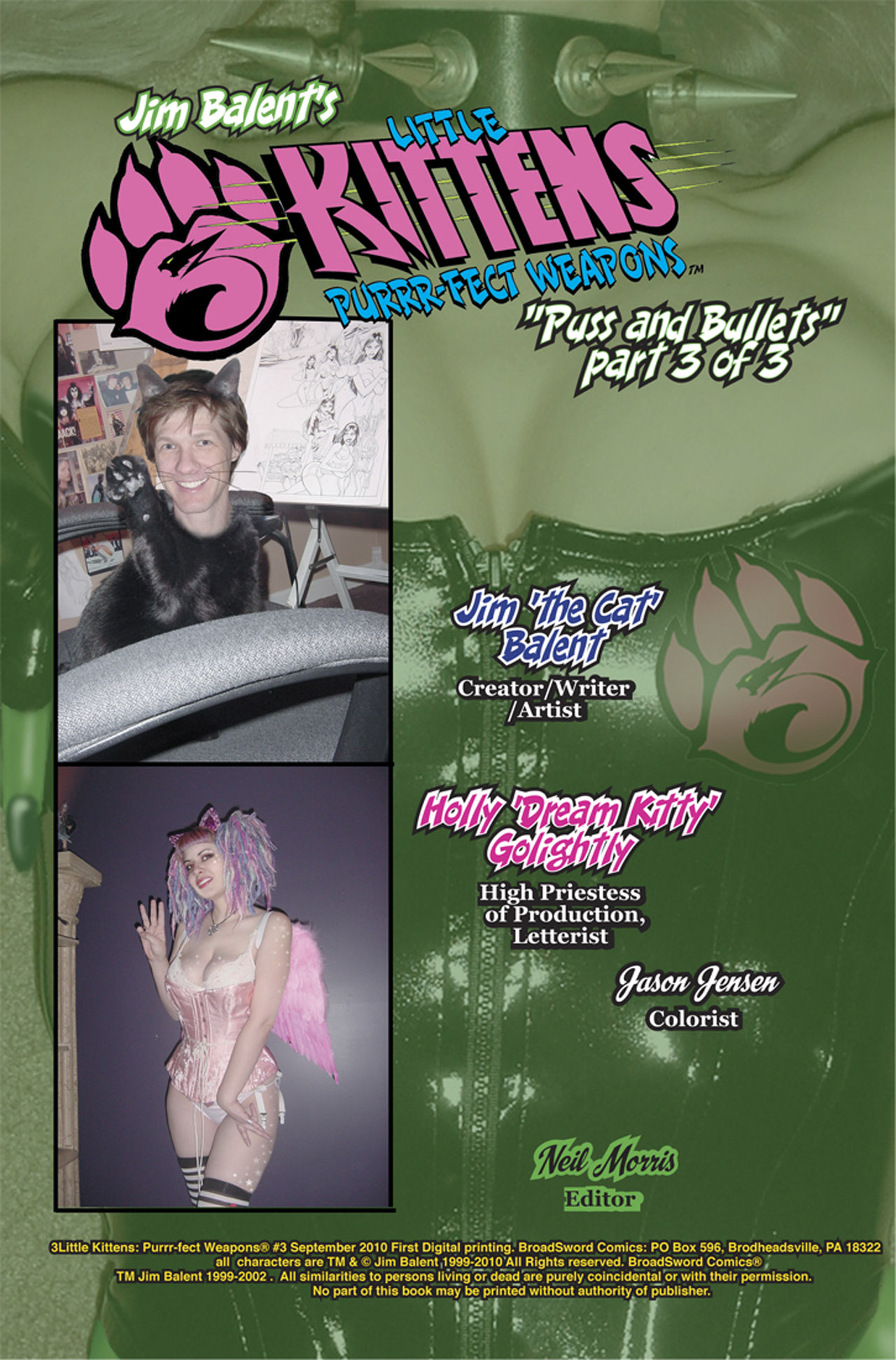 3 Little Kittens - Purrr-Fect Weapons V2002 #3 page 3 full