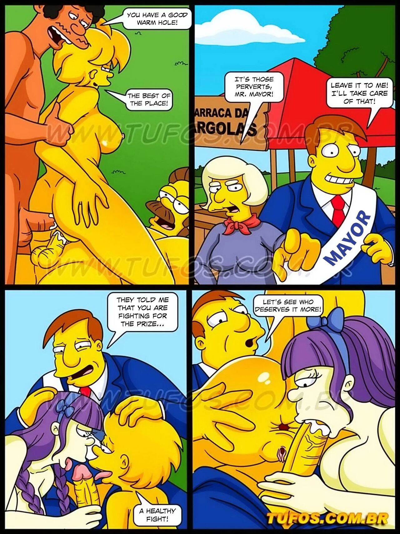 Os Simptoons   -Fuck Tent- 42 - english page 10 full