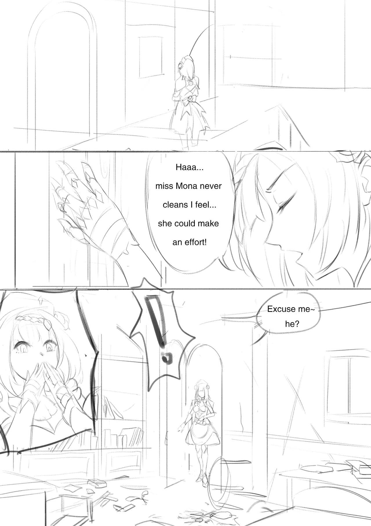 Mona's curse : the big cleanup page 1 full