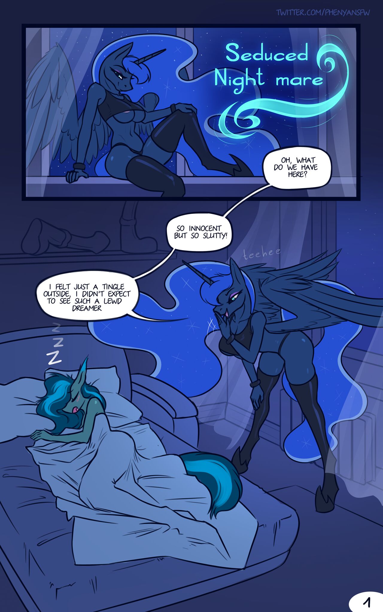 MLP Seduced Night Mare page 1 full